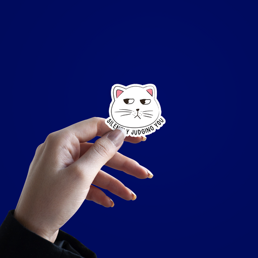 Silently Judging you Sticker