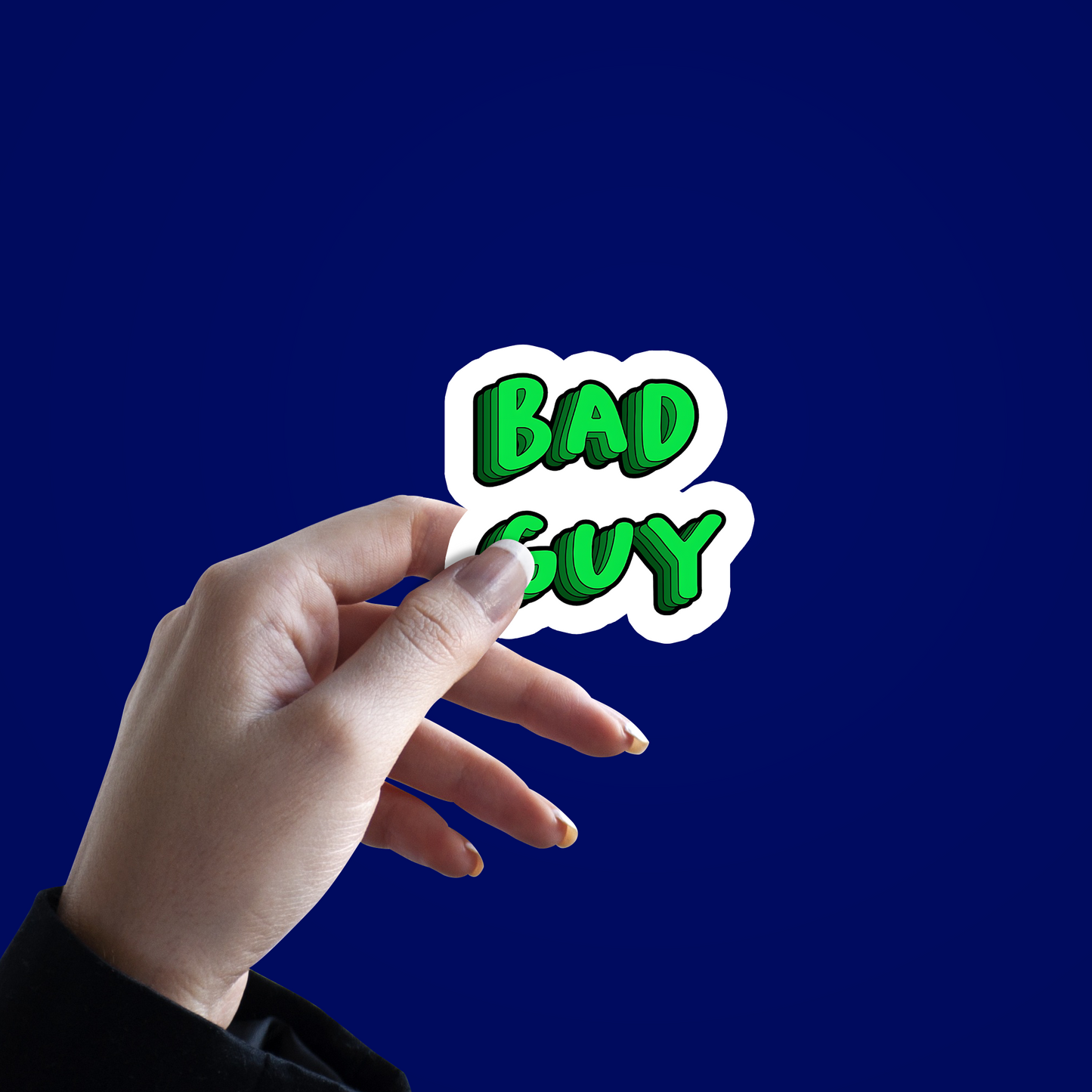 Bad Guy Sticker