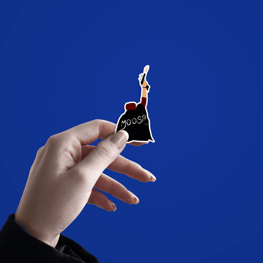 Sidhu Mooosewala Firing Gun Sticker - sticckiz.com