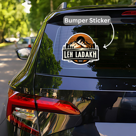 Leh Ladakh new Bumper Sticker