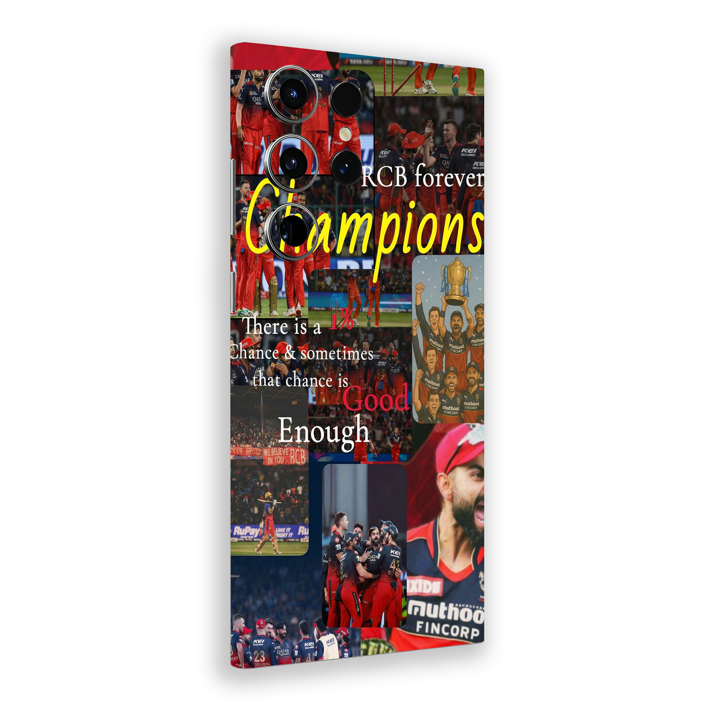 RCB forever Champions Mobile Skin