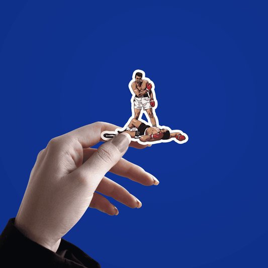 Mohammad Ali Boxer Sticker v5 - sticckiz.com