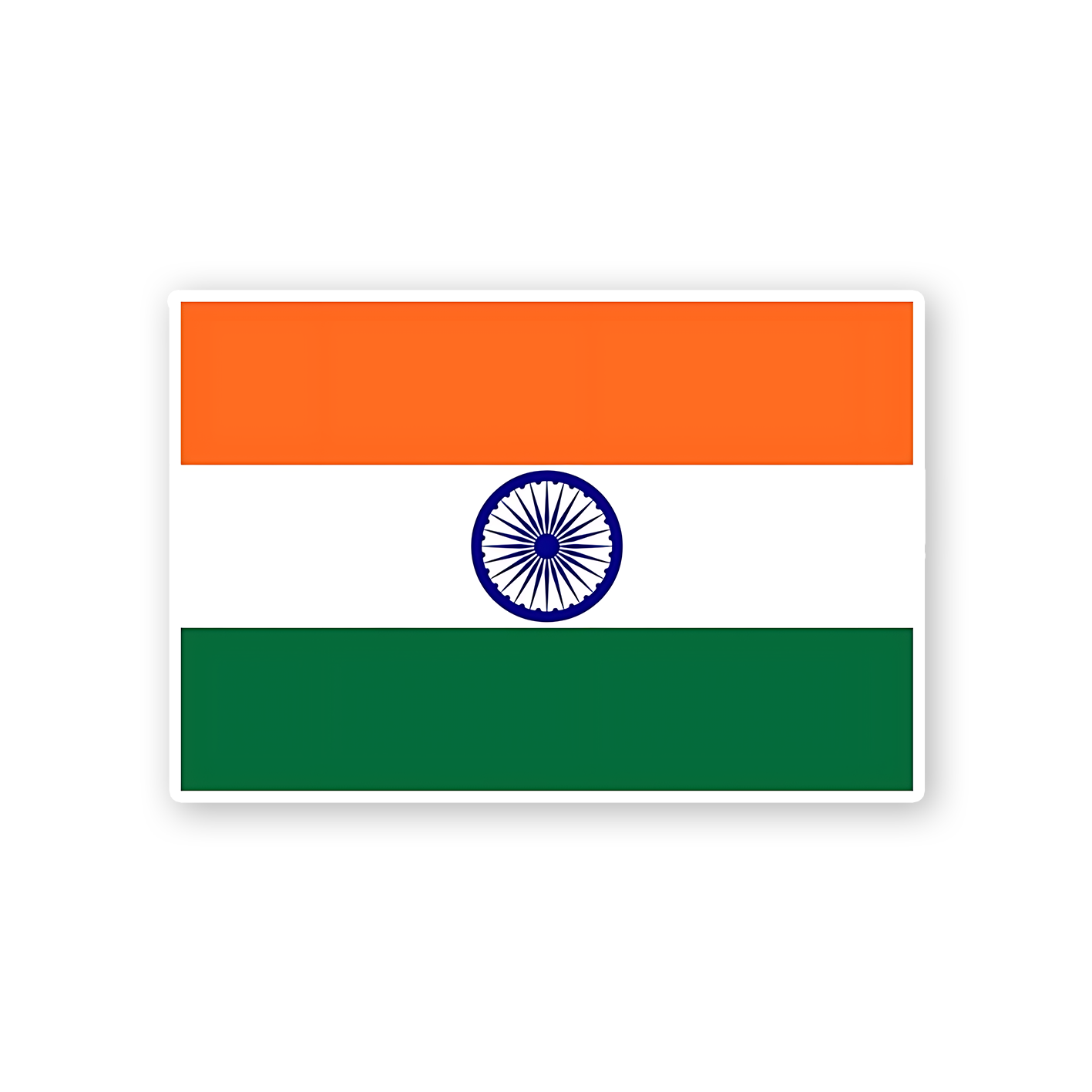 Indian Flag Sticker
