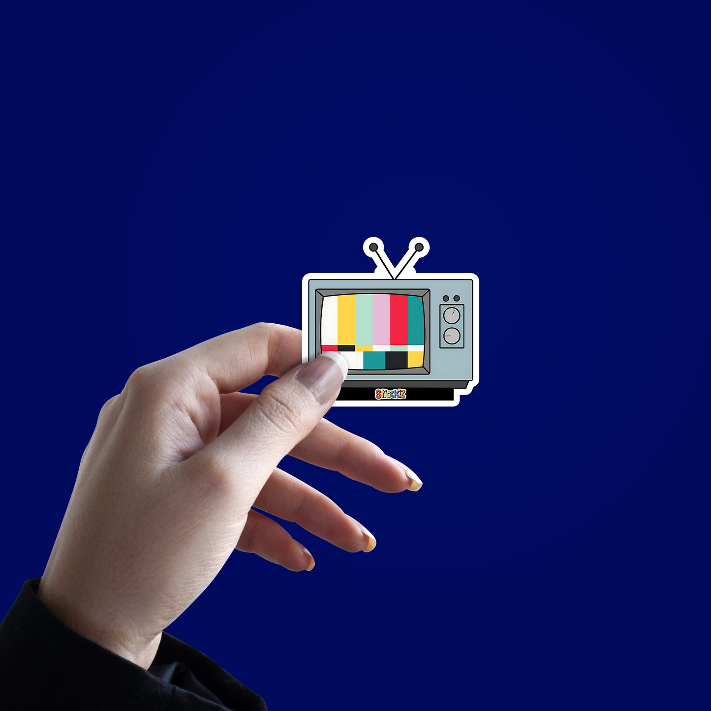 Retrp version TV Sticker