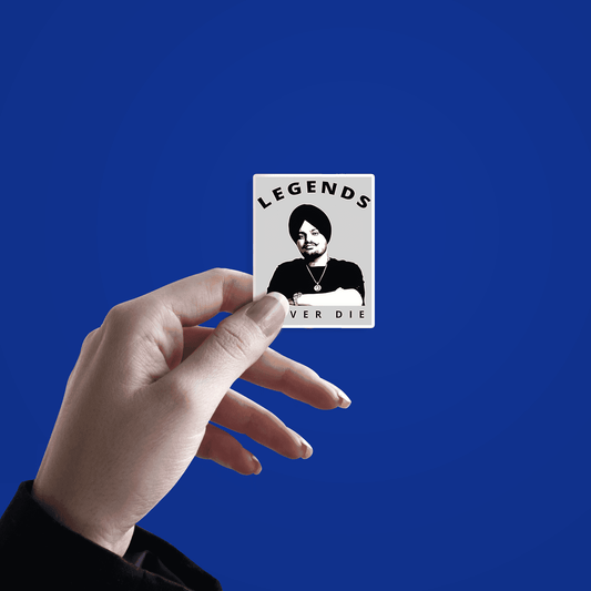 Legends Never Die Moosewala Sticker - sticckiz.com