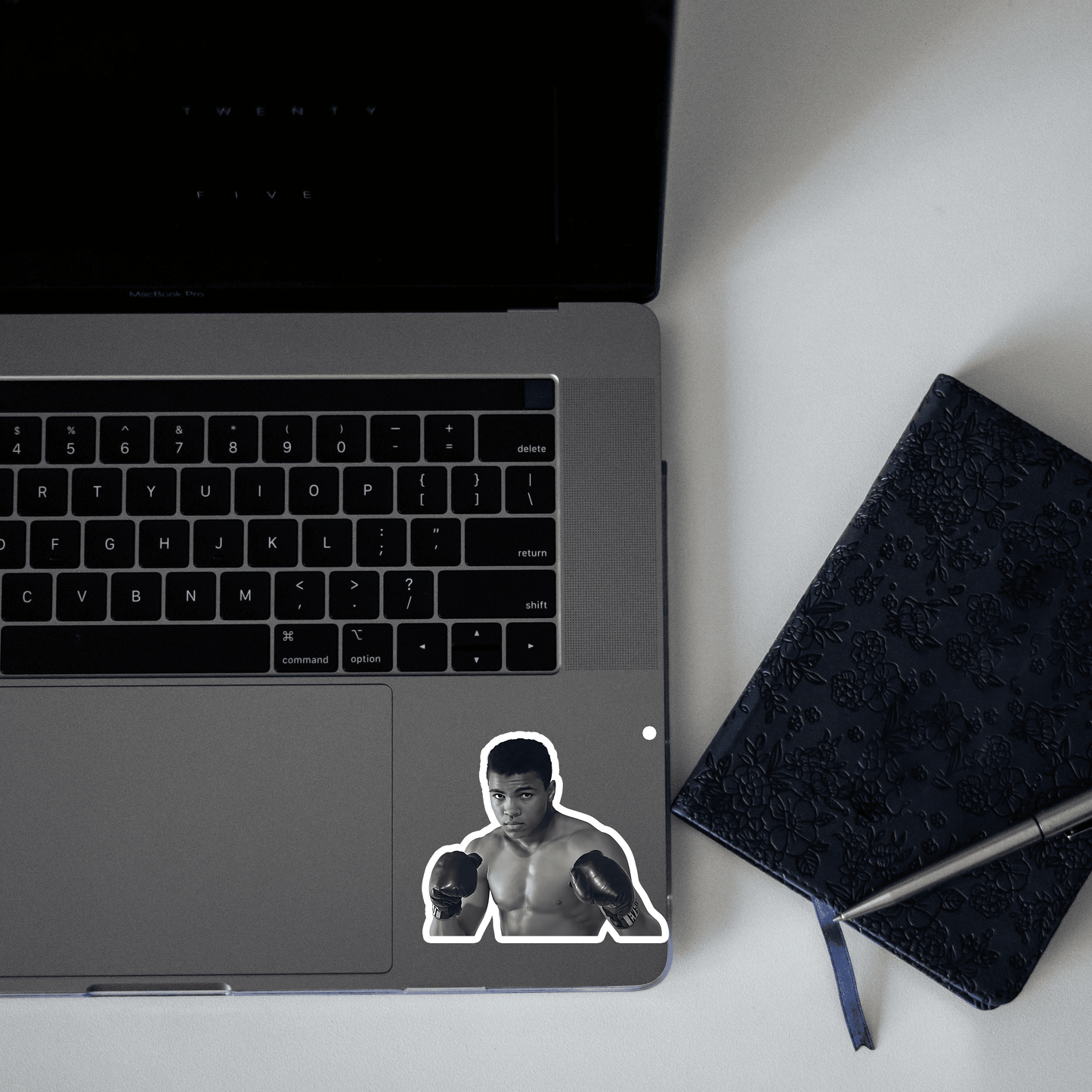 Mohammad Ali Boxer Sticker v6 - sticckiz.com