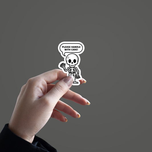 Please handle with care Sticker