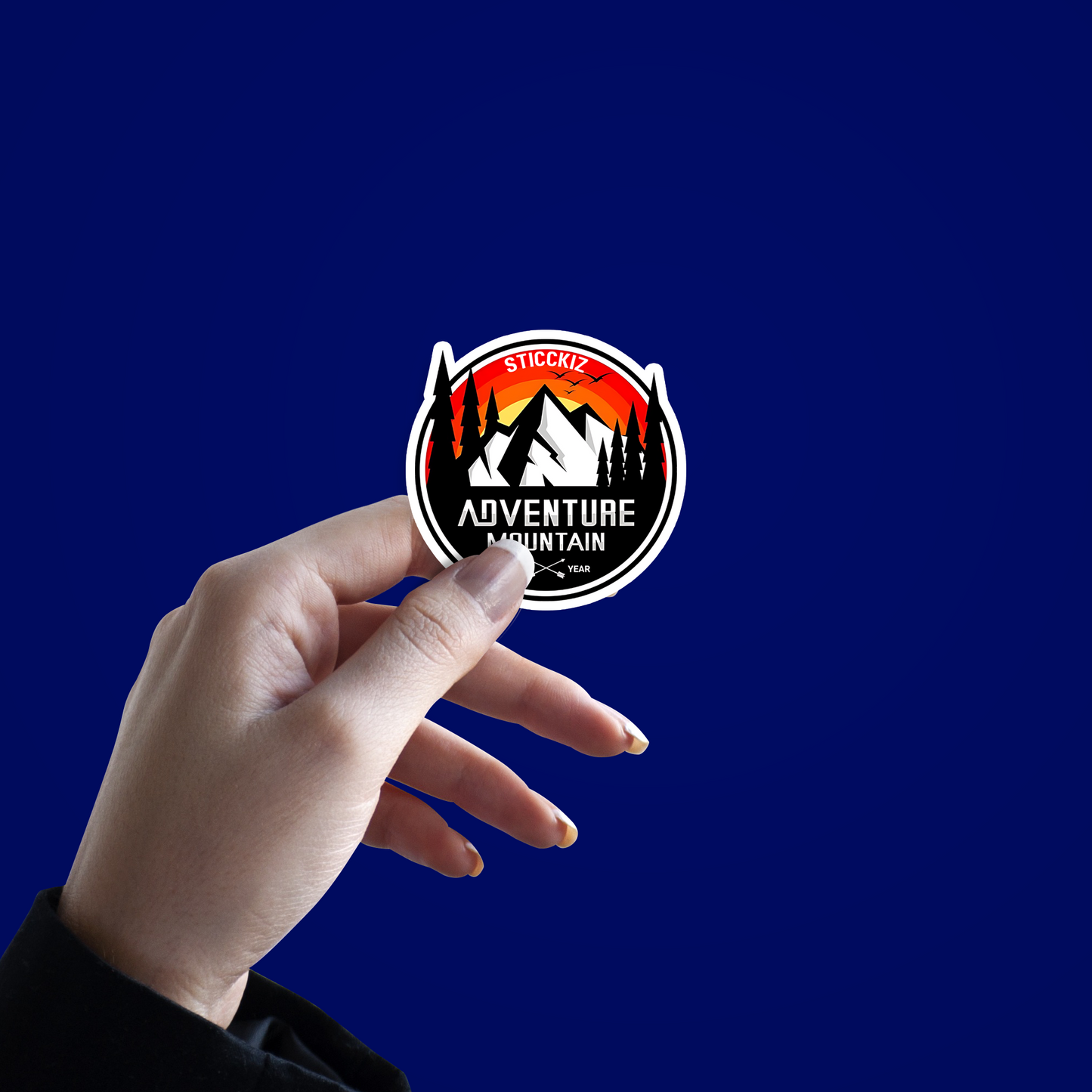 Adventure Mountain Sticker