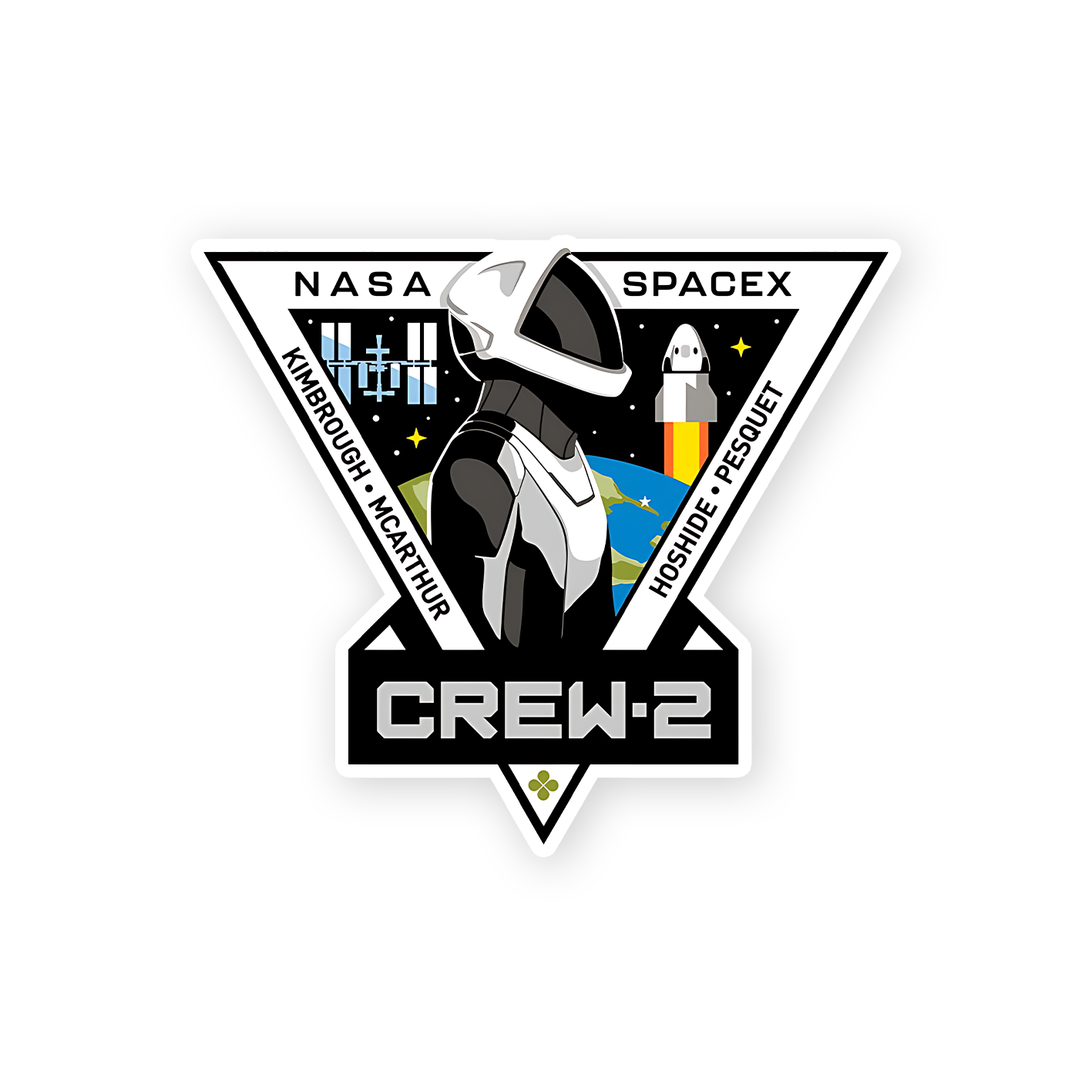 NASA Space X Crew 2 Sticker