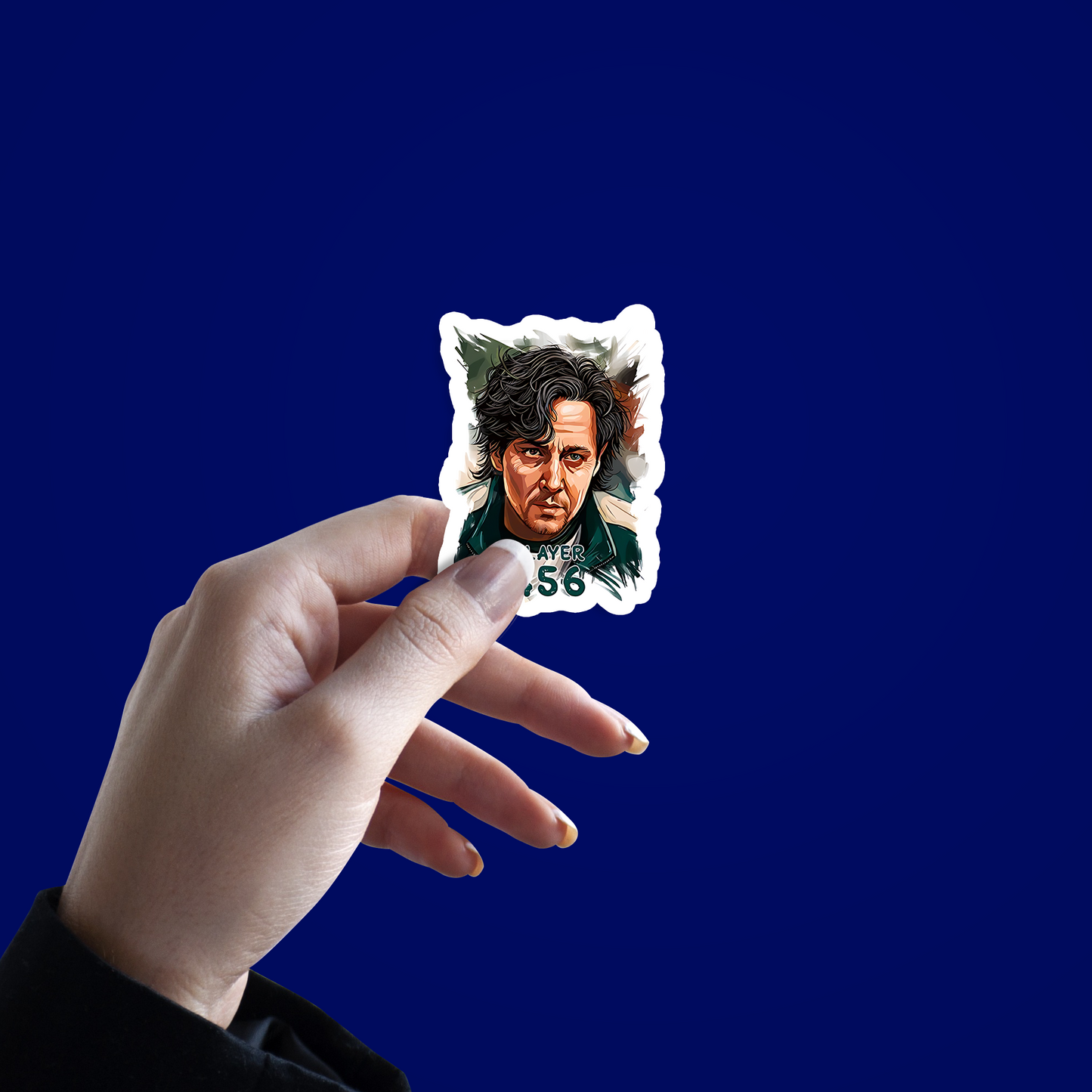 456 PLayer Art Sticker