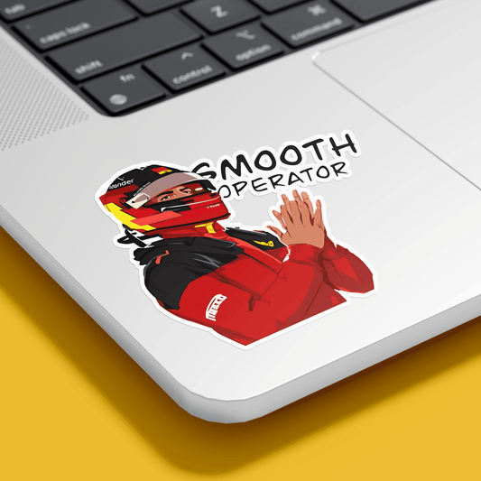Smooth operator bike rider Sticker - sticckiz.com
