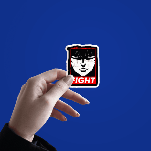 Baki fight Sticker Anime manga Baki - sticckiz.com