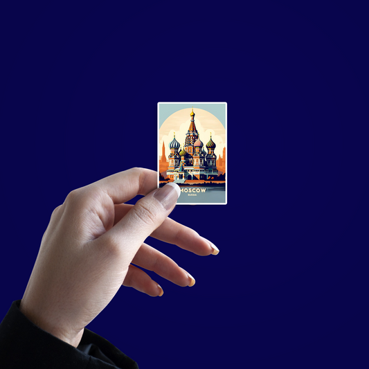 Moscow Card Sticker