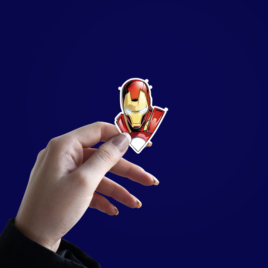 Iron Man Superhero Sticker