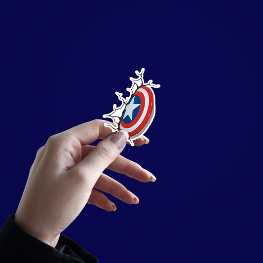 Captain America sheild Sticker