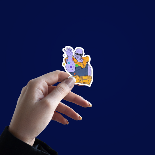 Thanos 'the salt bae' Sticker