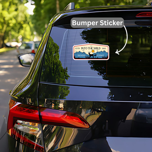 Into the Wild Bumper Sticker