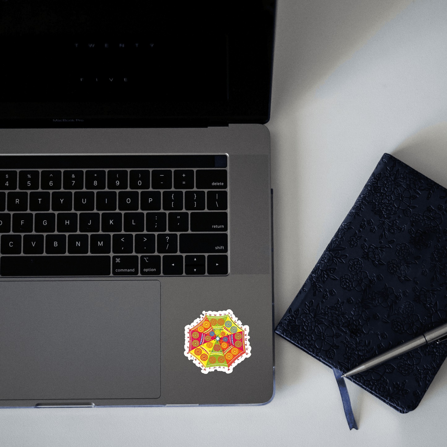 Decorative umbrella Sticker - sticckiz.com