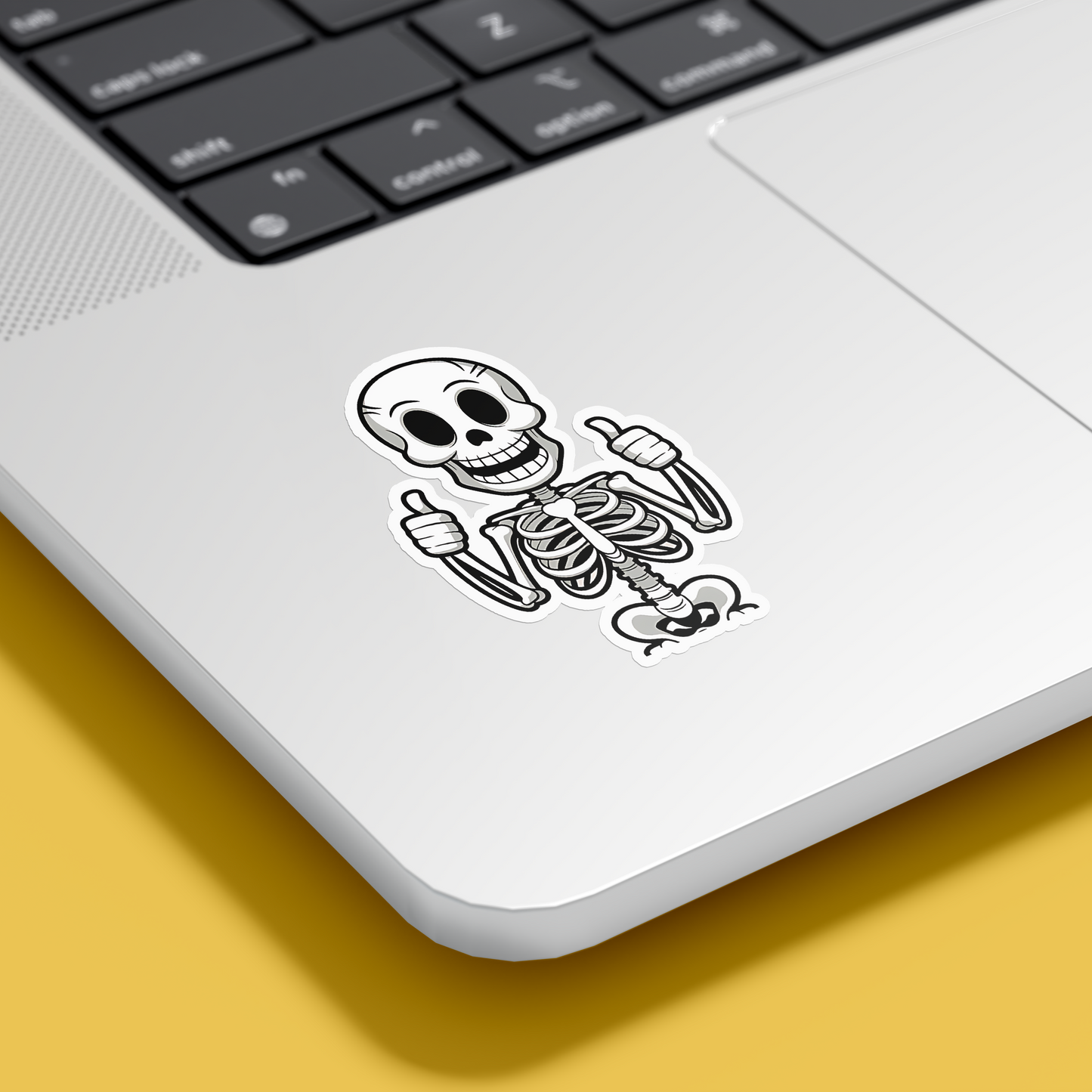 Happy Skull Sticker