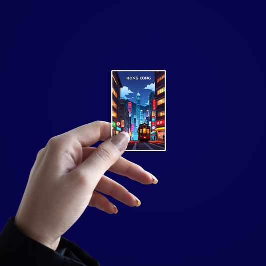 Hong-kong Card Sticker