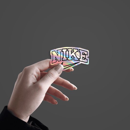 Nike Holographic Sticker - sticckiz.com