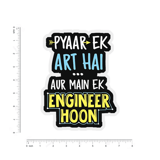 Pyar ek art hai bumper Sticker - sticckiz.com