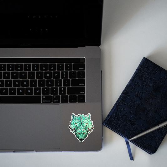 Verdant Freak Cerberus Wolf Sticker