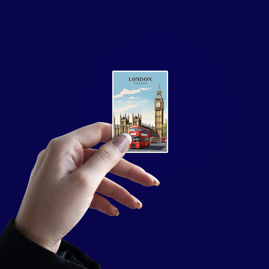 London Card Sticker