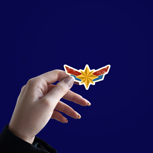Captian Marvel logo Sticker