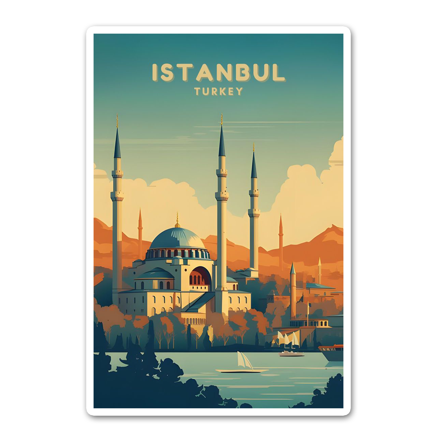 Istanbul Card Sticker