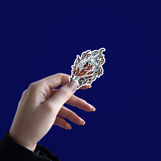 Fox Devil Sticker