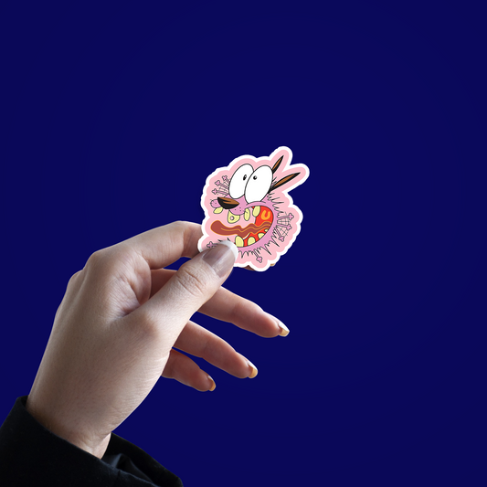 Courage the Cowardly Dog Sticker