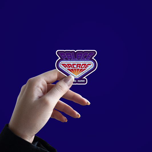 Stranger Things Palace Arcade Sticker