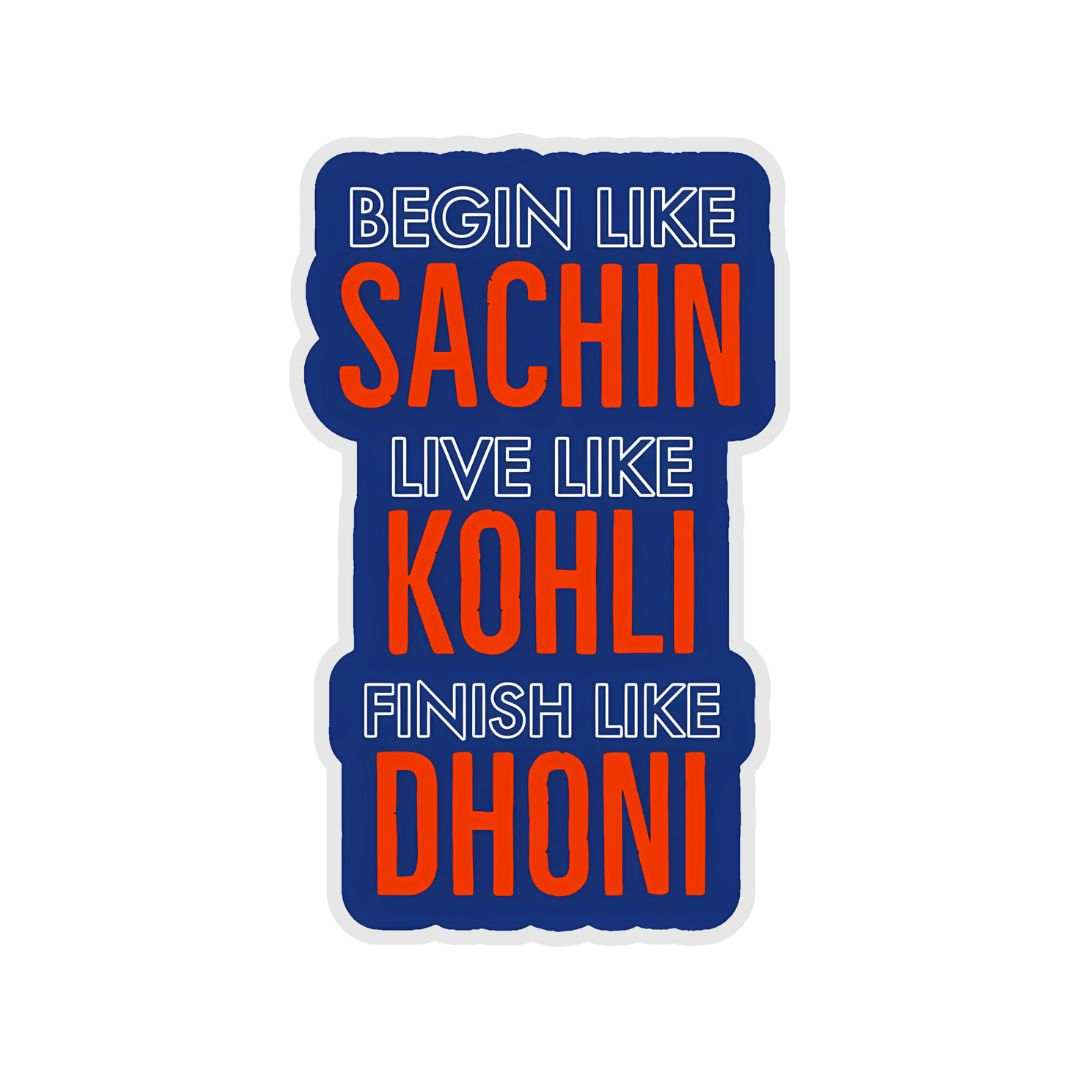 Indian Cricket Legends of Cricket Sticker - sticckiz.com