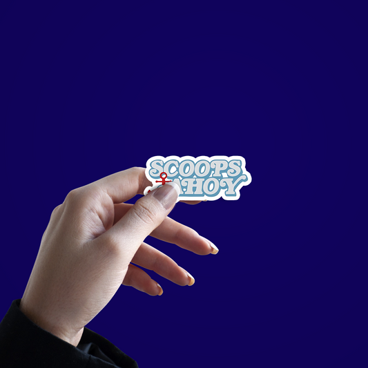 Stranger Things Scoops Ahoy Dye Cut Sticker