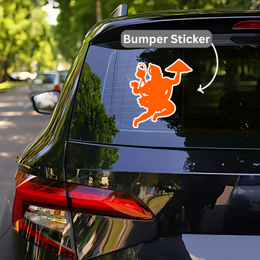 Hanuman ji v2 Bumper Sticker