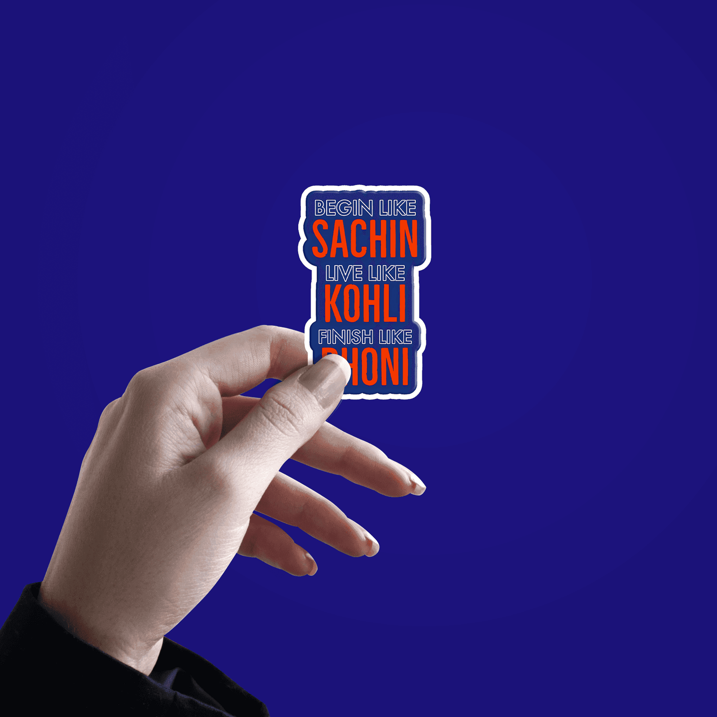 Indian Cricket Legends of Cricket Sticker - sticckiz.com