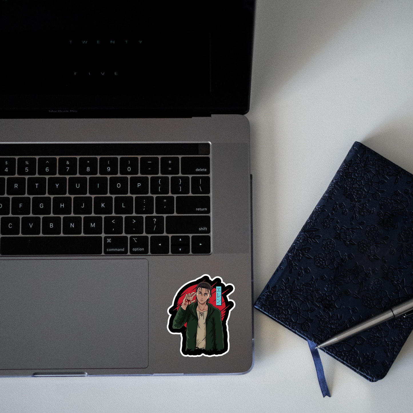 Eren Yeager from Attack on titan Sticker