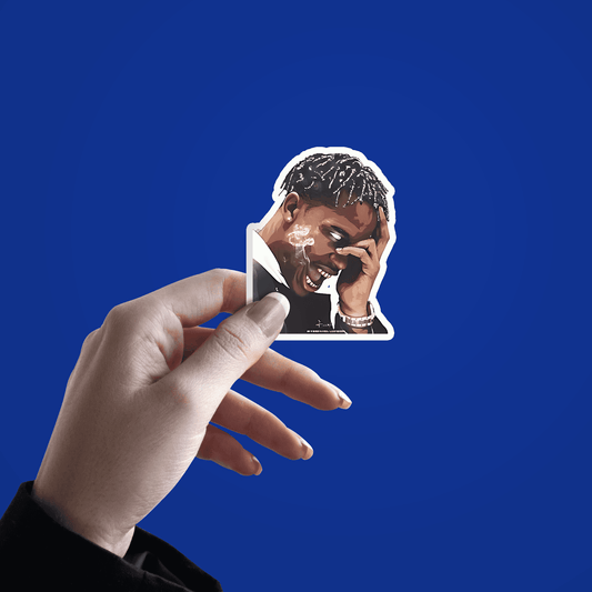 dope Drawings of rapper sticker - sticckiz.com