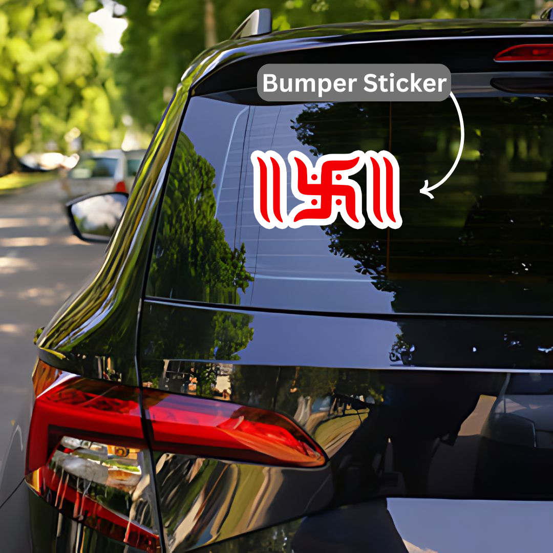 Swastik Sign Bumper Sticker