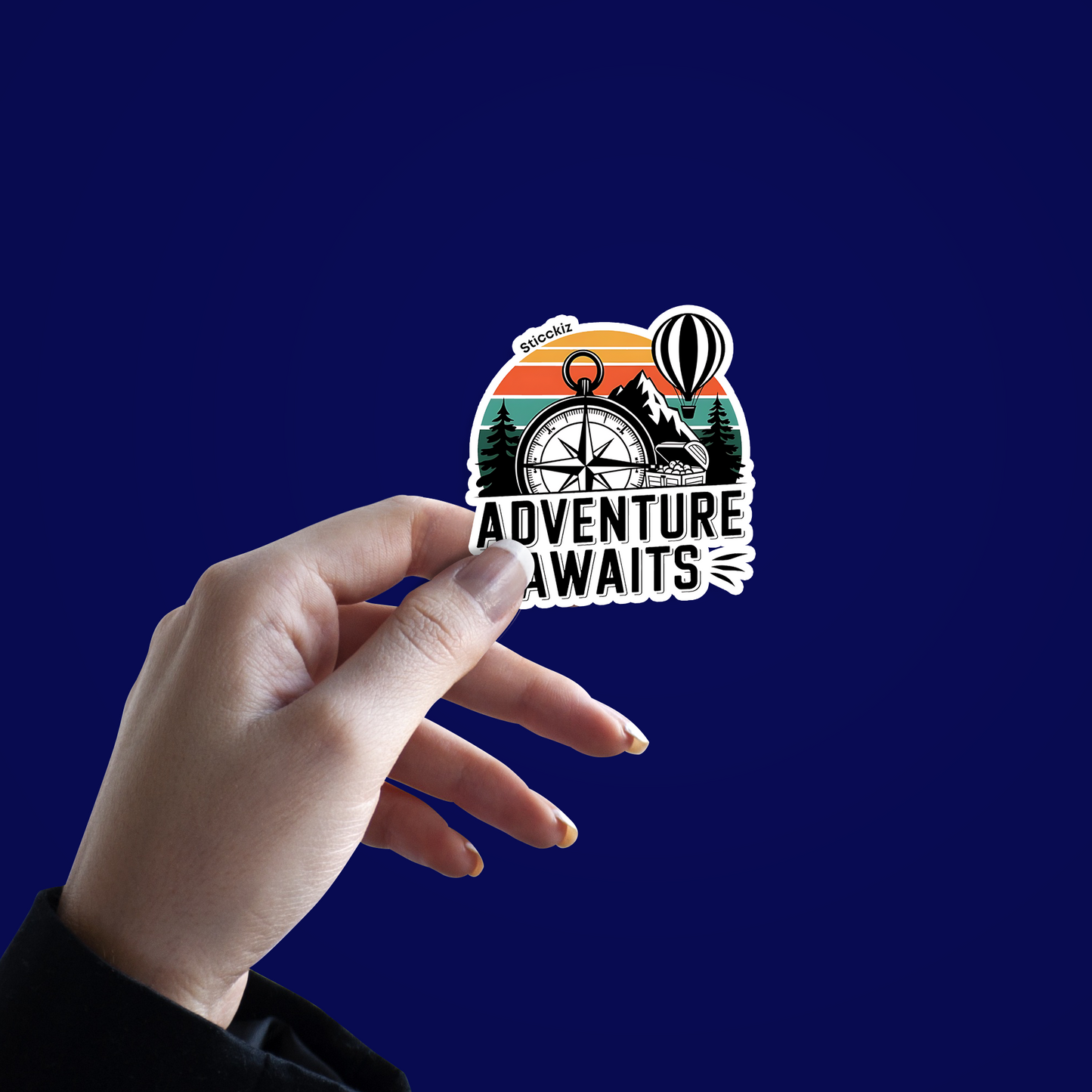 Adventure Awaits Sticker