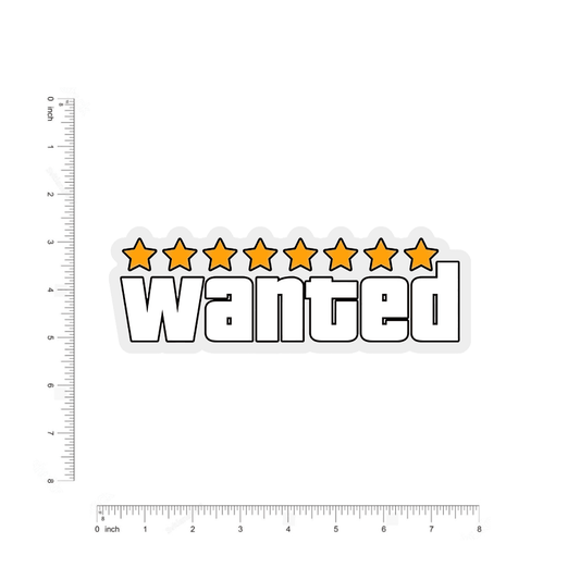 Wanted bumper Sticker - sticckiz.com