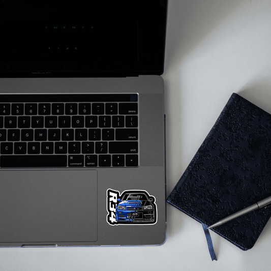R34 car Sticker - sticckiz.com