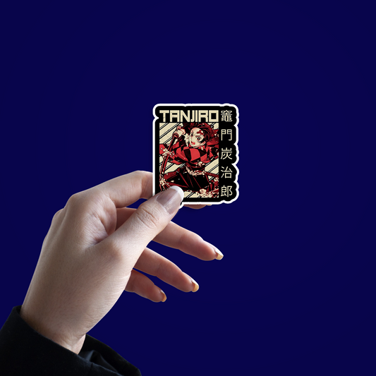 Tanjiro from Demon slayer Sticker