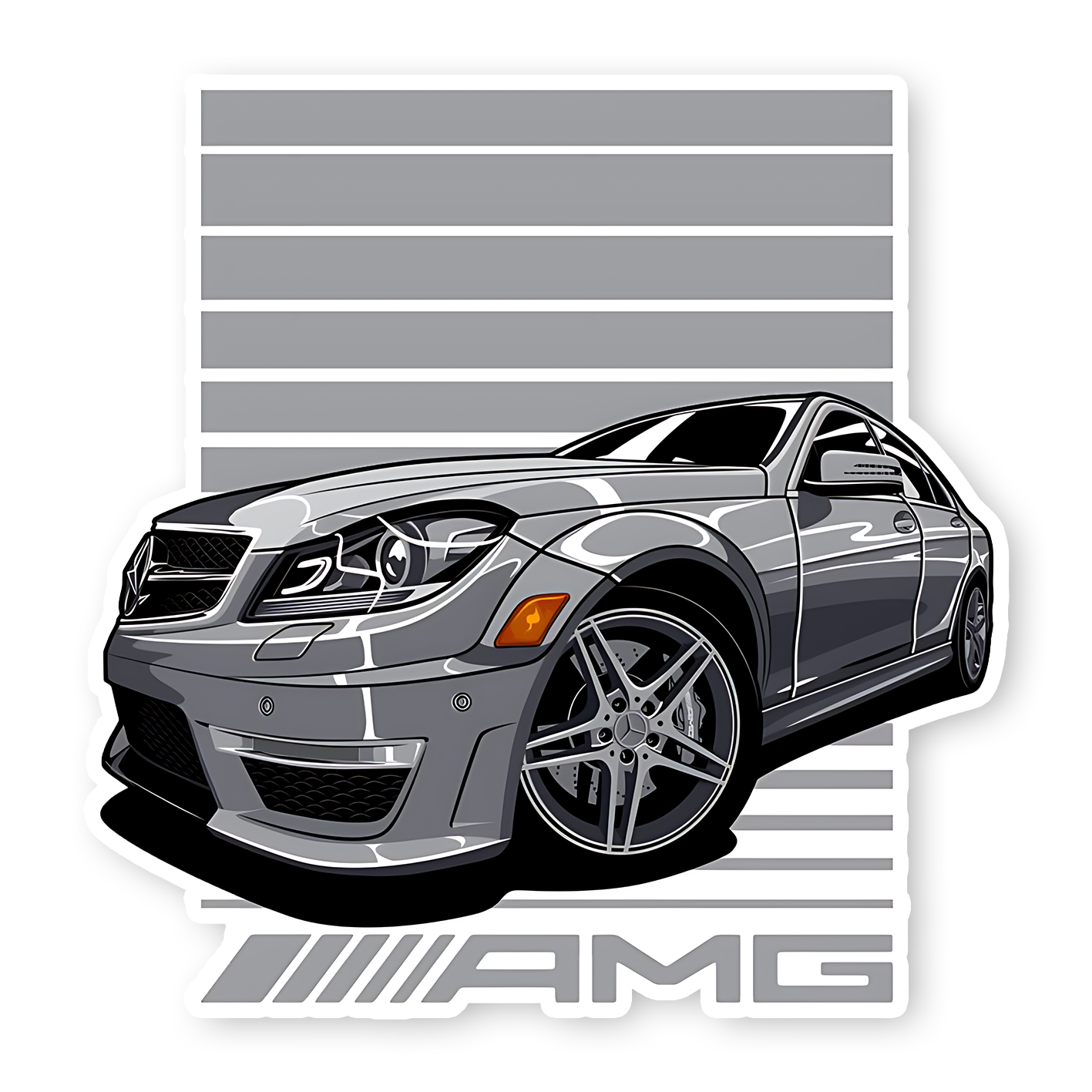 AMG Car Sticker