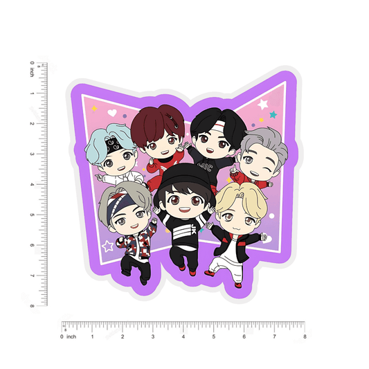 Korean star bumper Sticker - sticckiz.com