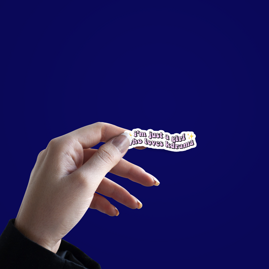 I'm Just a girl who loves K-drama Sticker