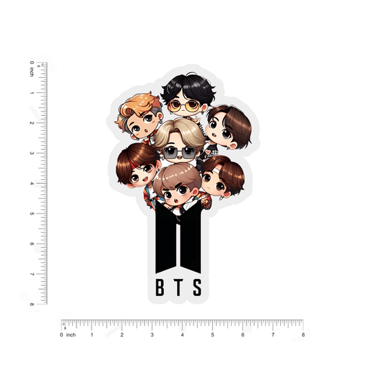 Korean singer animated bumper Sticker - sticckiz.com