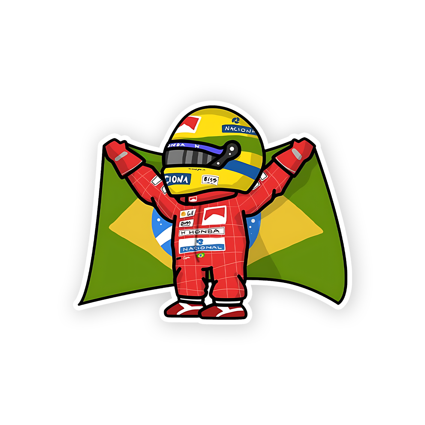 Ayrton Sticker