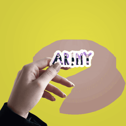 Army k-pop Sticker - sticckiz.com